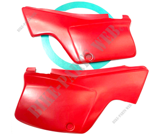Side covers set Honda XL400 and XL500R 1982 red color R110 - 